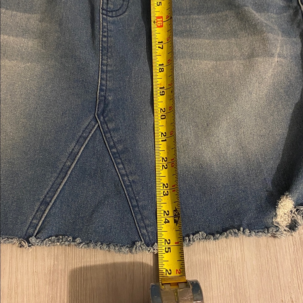 Denim Overall Dress - Blue - Picture 7 of 7